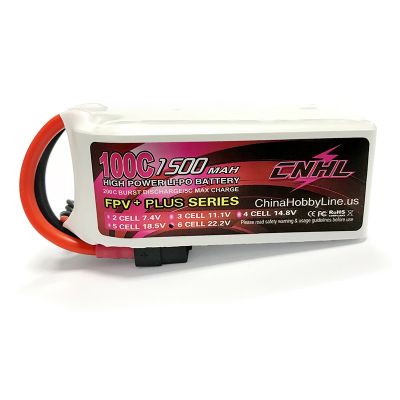 CNHL G+PLUS 1500mAh 22.2V 6S 100C Lipo Battery With XT60 Plug