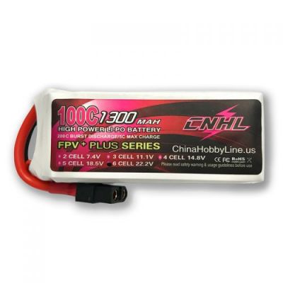 CNHL G+PLUS 1300mAh 22.2V 6S 100C Lipo Battery For FPV With XT60 Plug