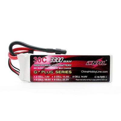 CNHL 3300mAh 14.8V 4S 30C Lipo Battery xt60 plug 