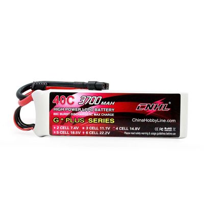 CNHL 3700mAh 14.8V 4S 40C Lipo Battery  With XT60 Plug