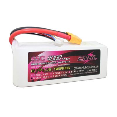 CNHL G+PLUS 4000mAh 18.5V 5S 55C Lipo Battery