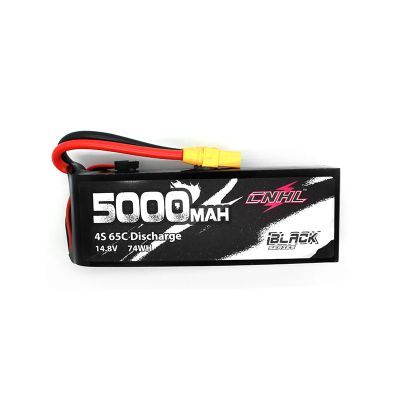 CNHL Black Series 5000mAh 14.8V 4S 65C Lipo Battery 