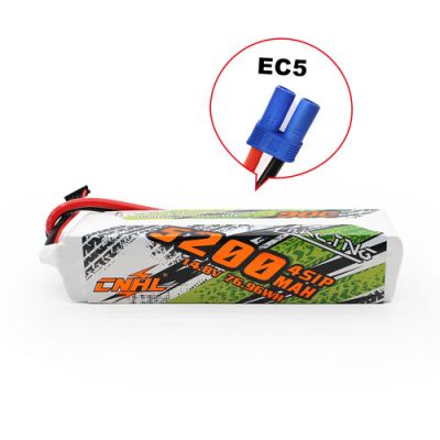 CNHL 5200MAH 14.8V 4S 90C LIPO BATTERY With EC5 Plug