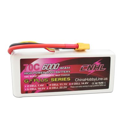 CNHL G+PLUS 6000mAh 11.1V 3S 70C Lipo Battery with xt90 plug