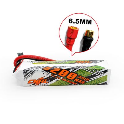 CNHL 6200MAH 11.1V 3S 90C LIPO BATTERY With 6.5mm Bullet Plug
