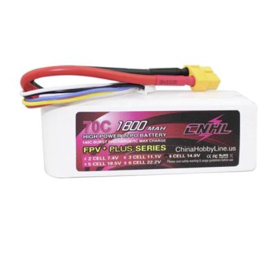CNHL G+Plus 1800mAh 14.8V 4S 70C Lipo Battery with XT60 Plug 