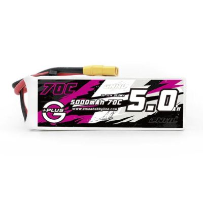 CNHL G+Plus 5000mAh 11.1V 3S 70C Lipo Battery with XT90 Plug