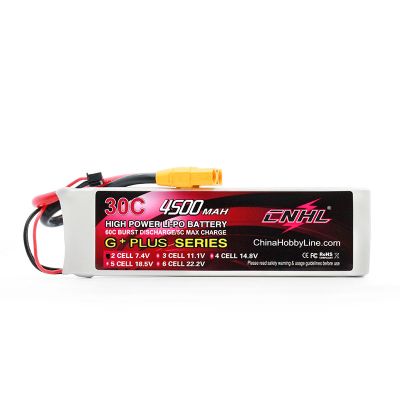 CNHL 4500mah 7.4v 2s 30c lipo battery with xt90 plug
