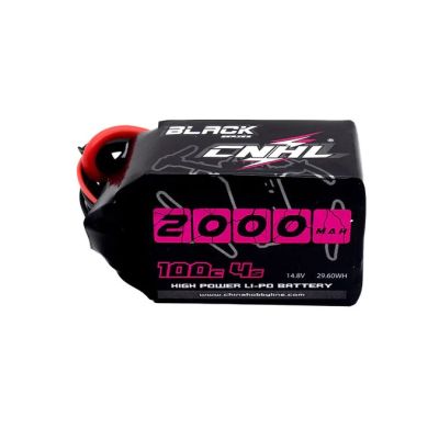 CNHL Black Series 2000mAh 14.8V 4S 100C Lipo Battery with XT60 Plug