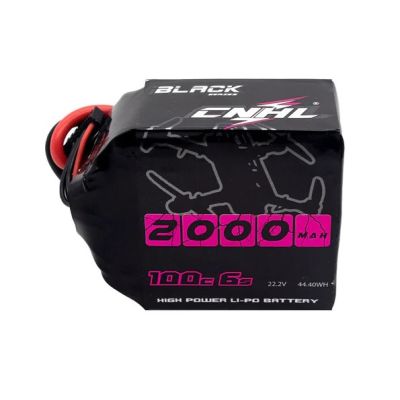 CNHL Black Series 2000mAh 22.2V 6S 100C Lipo Battery with XT60 Plug