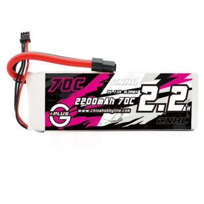  CNHL G+Plus 2200mAh 7.4V 2S 70C Lipo Battery with XT60 Plug