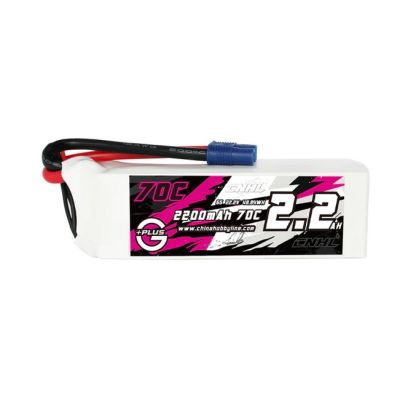 CNHL G+Plus 2200mAh 22.2V 6S 70C Lipo Battery with EC3 Plug