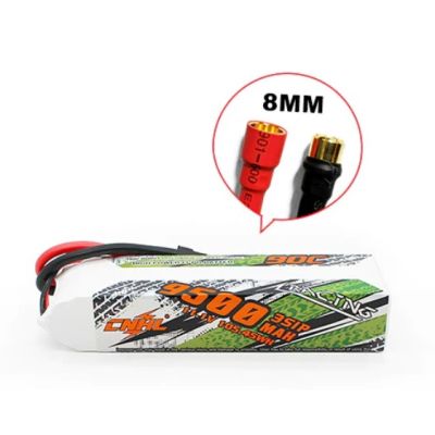 CNHL Racing Series 9500mAh 11.1V 3S 90C Lipo Battery with 8.0mm Bullet Plug
