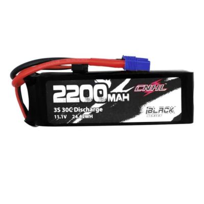 CNHL Black Series 2200mAh 3S 11.1V 30C Lipo Battery with EC3 Plug