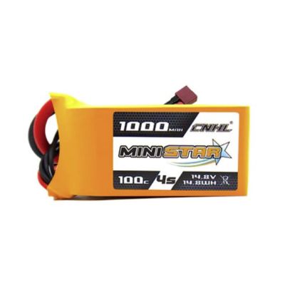 CNHL MiniStar 1000mAh 14.8V 4S 100C Lipo Battery with T/Dean Plug