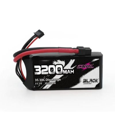 CNHL Black Series 3200mAh 11.1V 30C 3S Shorty Lipo Battery with XT60 Plug