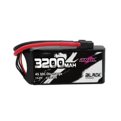 CNHL Black Series 3200mAh 14.8V 30C 4S Shorty Lipo Battery with XT60 Plug