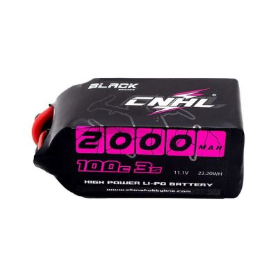 CNHL Black Series 2000mAh 11.1V 3S 100C Lipo Battery with XT60 Plug