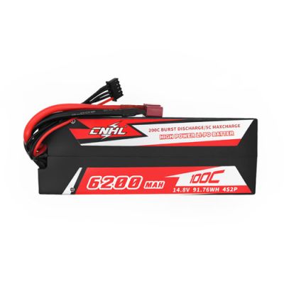 CNHL Racing Series 6200MAH 14.8V 4S 100C Lipo Battery Hard Case 