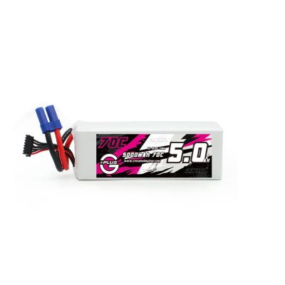 CNHL G+PLUS 5000mAh 22.2V 6S 70C Lipo Battery With EC5 Plug 